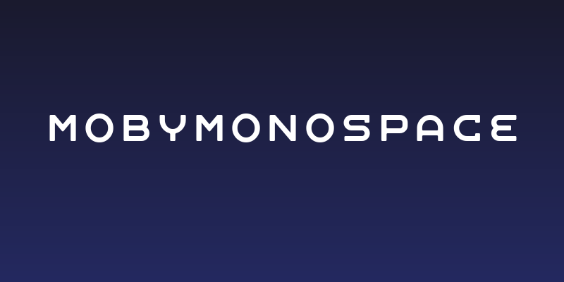 MobyMonospace Social Header