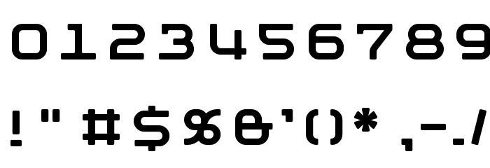 MobyRegular Font OTHER CHARS