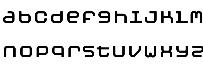 MobyRegular Font LOWERCASE