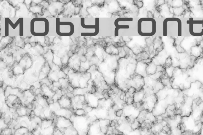 Moby Font examples
