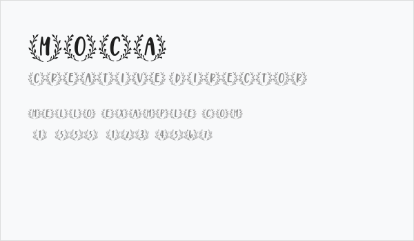 Moca Business Card