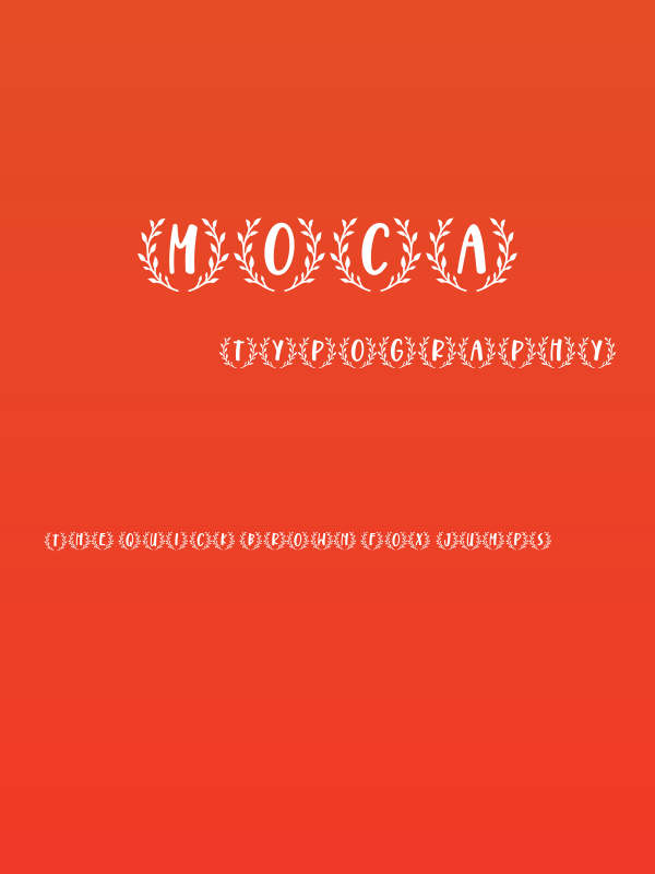 Moca Poster
