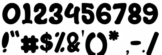 Mocca Sweet Font OTHER CHARS