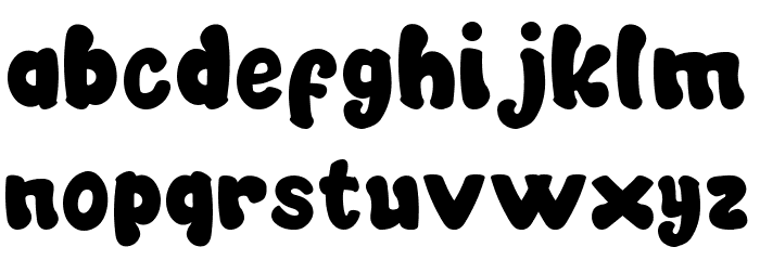 Mocca Sweet Font LOWERCASE