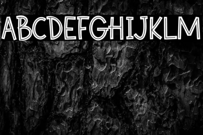 Mocha Cherry In Line Demo Font examples