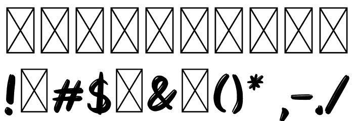 Mocha Cookies Font OTHER CHARS