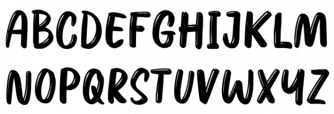 Mocha Cookies Schriftart Groß