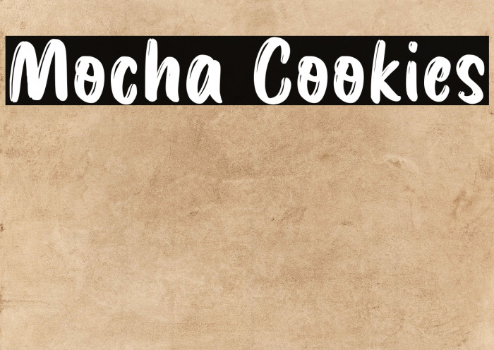 Mocha Cookies Example 1