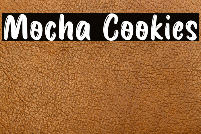 Mocha Cookies Example 2