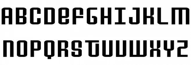Mocha Extended Regular Schriftart Groß
