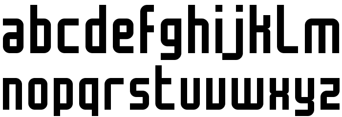 Mocha Regular Font LOWERCASE