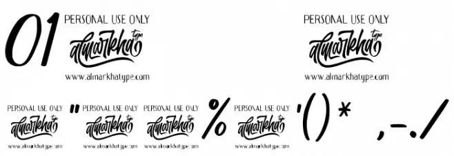 Mochalosta Font OTHER CHARS