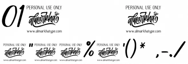 Mochalosta Font OTHER CHARS