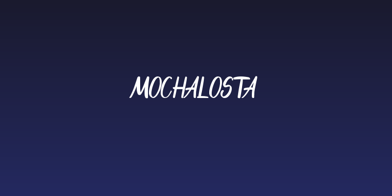 Mochalosta Social Header