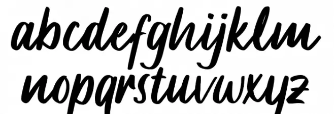 Mochalosta خط أحرف صغيرة