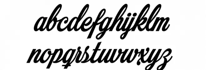 Mochary PERSONAL USE ONLY Font LOWERCASE