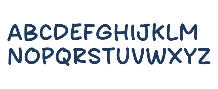 Mochi Sans Font UPPERCASE