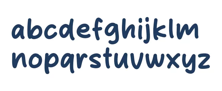 Mochi Sans Font LOWERCASE