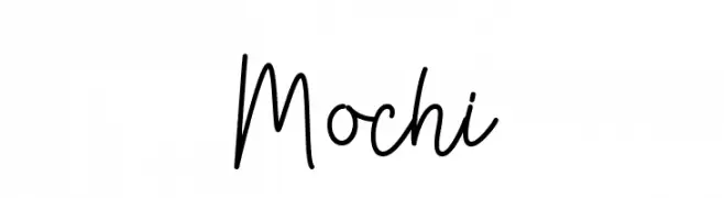 Mochi  フリーフォントのダウンロード
