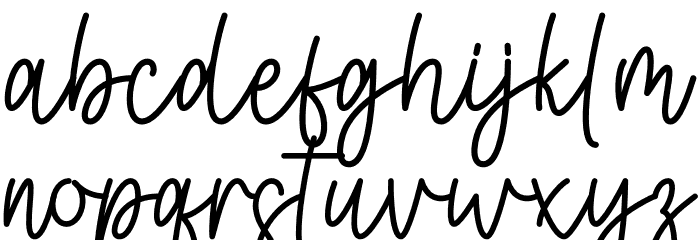 Mochi Font LOWERCASE