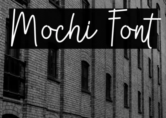 Mochi Font examples