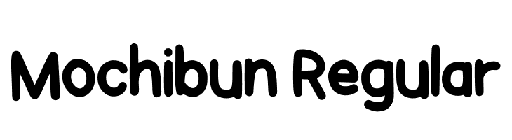 Mochibun Regular  Frei Schriftart Herunterladen