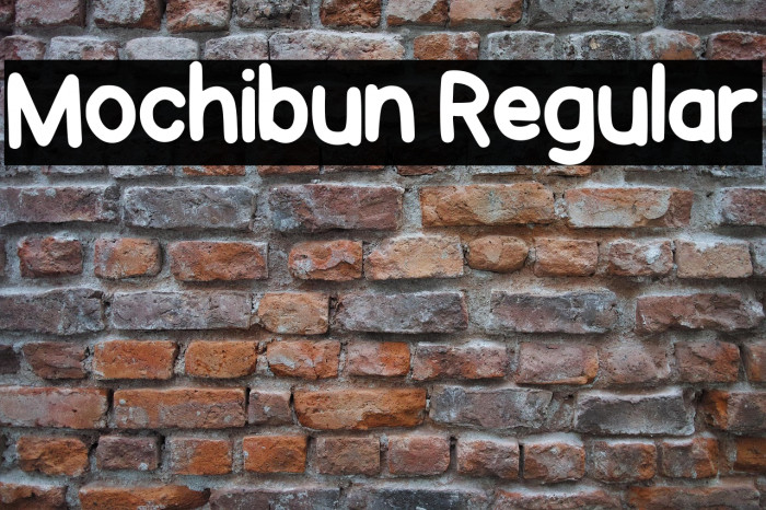 Mochibun Regular Example 1