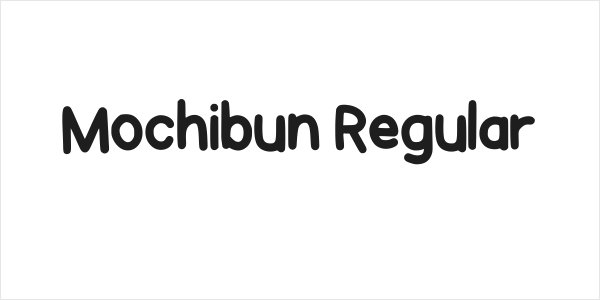 Mochibun Regular Logo