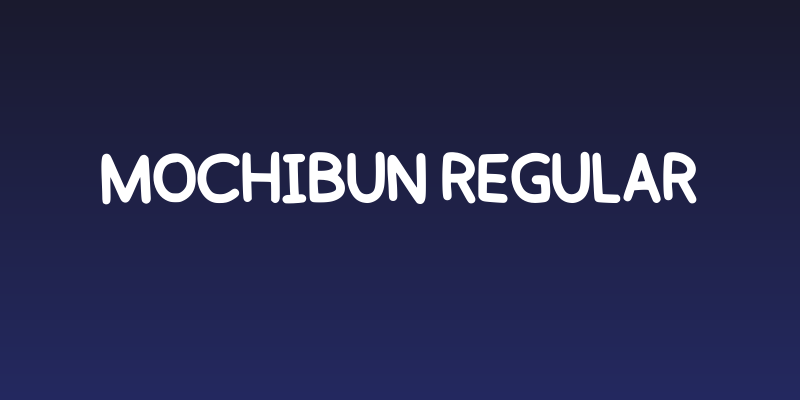 Mochibun Regular Social Header
