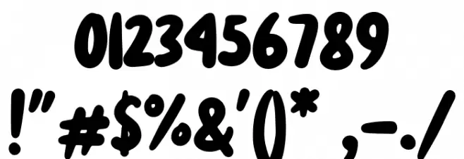 Mochido Font OTHER CHARS