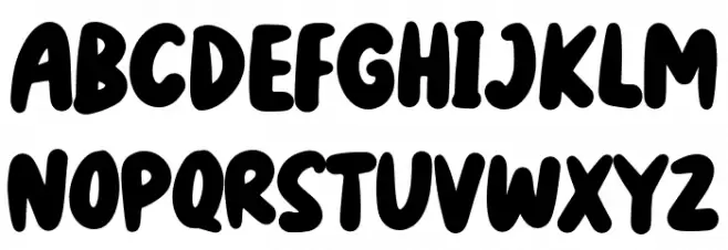 Mochido Font UPPERCASE