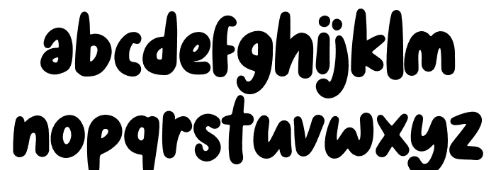 Mochido Font LOWERCASE