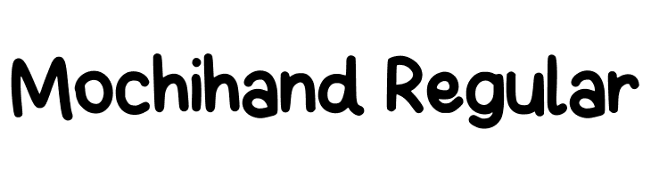 Mochihand Regular  لخطوط تنزيل