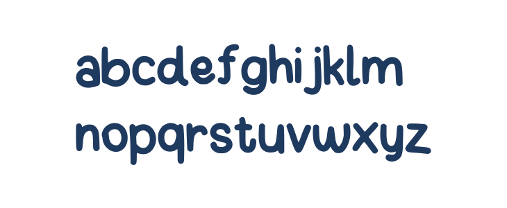 Mochihand Regular Lowercase