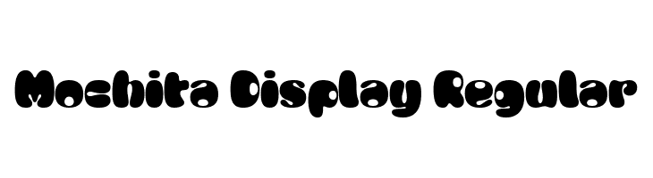 Mochita Display Regular  font caratteri gratis