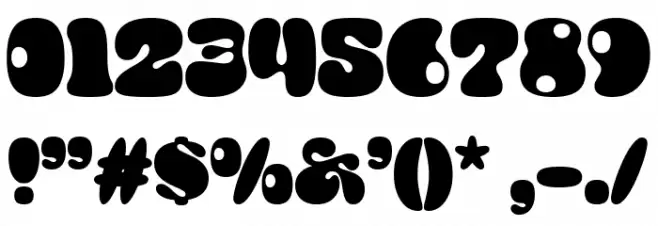 Mochita Display Regular خط محارف أخرى