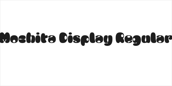 Mochita Display Regular Logo