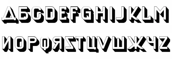 Mockery Regular フォント 大文字