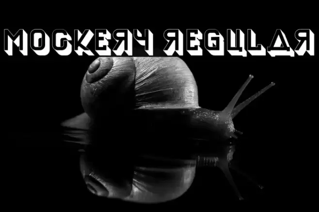 Mockery Regular Font examples