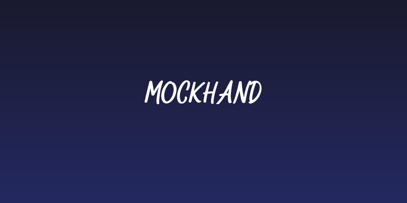 Mockhand Social Header