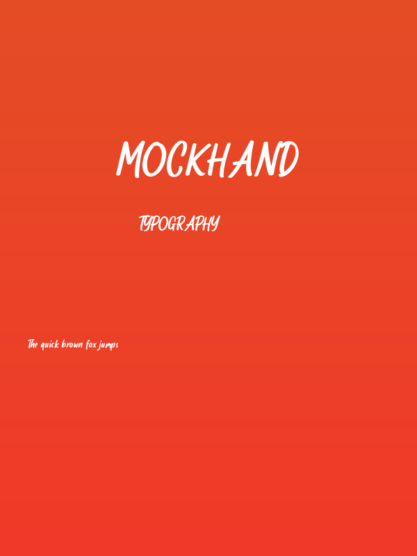 Mockhand Poster