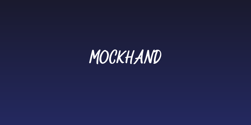 Mockhand Social Header
