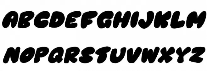 Mockind Easter Italic 字体 大写