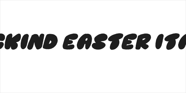 Mockind Easter Italic Logo
