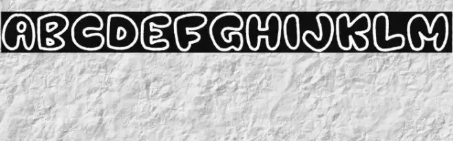 Mockind Easter Outline Шрифта examples