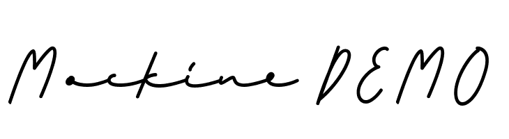 Mockine DEMO  Frei Schriftart Herunterladen
