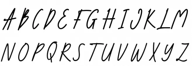 Mockine DEMO Font Litere mari