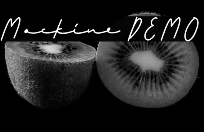 Mockine DEMO Font examples