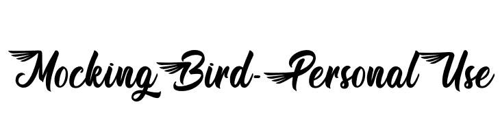 Mocking Bird - Personal Use  Free Fonts Download