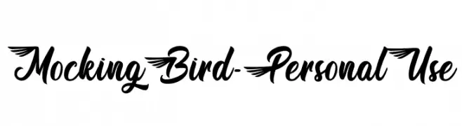 Mocking Bird - Personal Use  Free Fonts Download